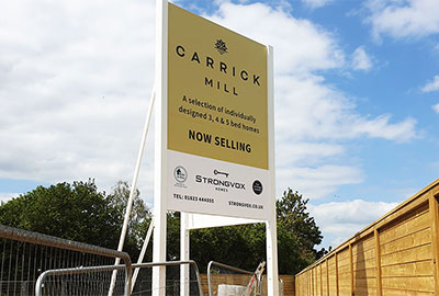 house builder signs taunton