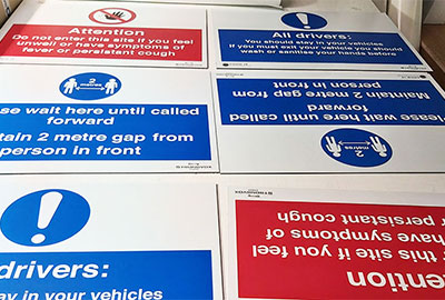 printed site safety signs taunton