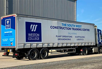 lorry sign writing company weston super mare
