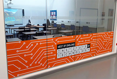 college window print vinyl maker bristol