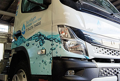 van sign writing company in burnham on sea